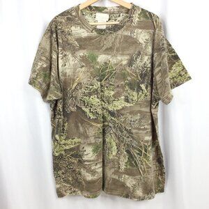 Rustic Ridge‎ Realtree Max-1 Camo T-Shirt Men's Size 2XL Hunting Poly Cotton